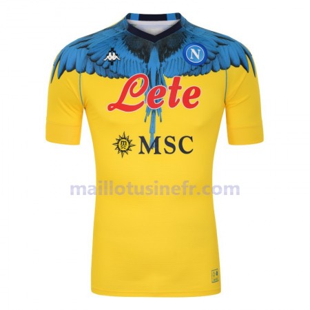 Maillot de Foot SSC Naples Limited Edition Burlon Gardien 2021 Maillot de Foot SSC Naples Limited Edition Burlon Gardien 2021
